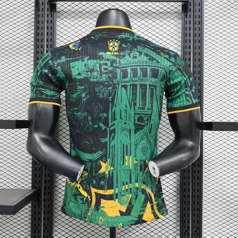 2024/2025 Player Edition Brazil Green Special Edition Football Jersey