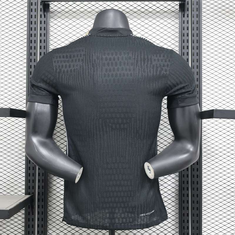 2025 Netherlands third away goalkeeper black football shirt