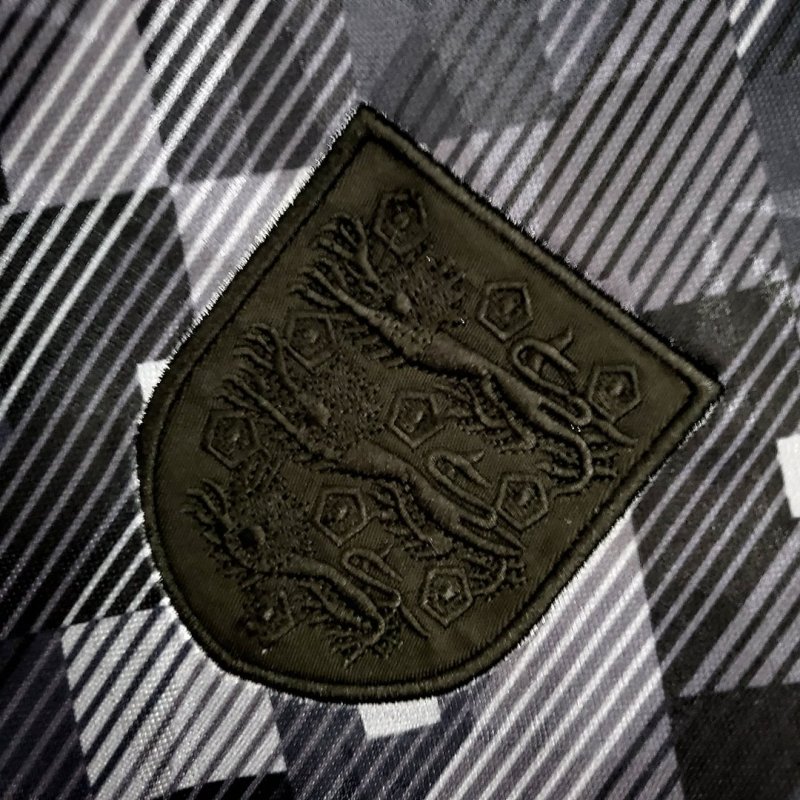 990 Retro England Blackout Special Edition Black Football Shirt 1:1 Thai Quality