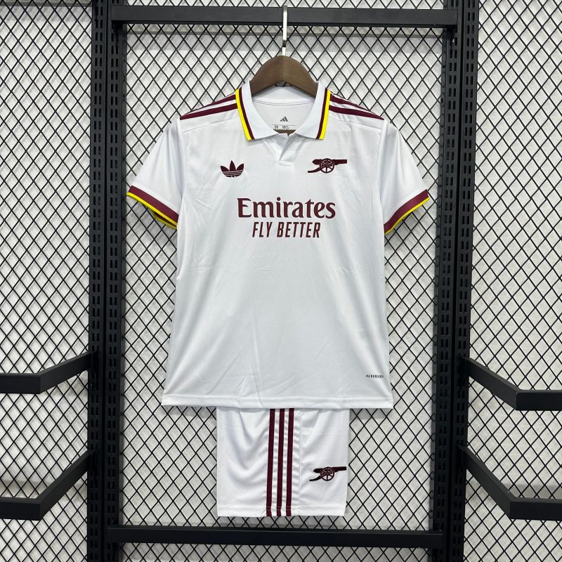 Arsenal 2025/26 Away Second Shirt - Kids' Kit