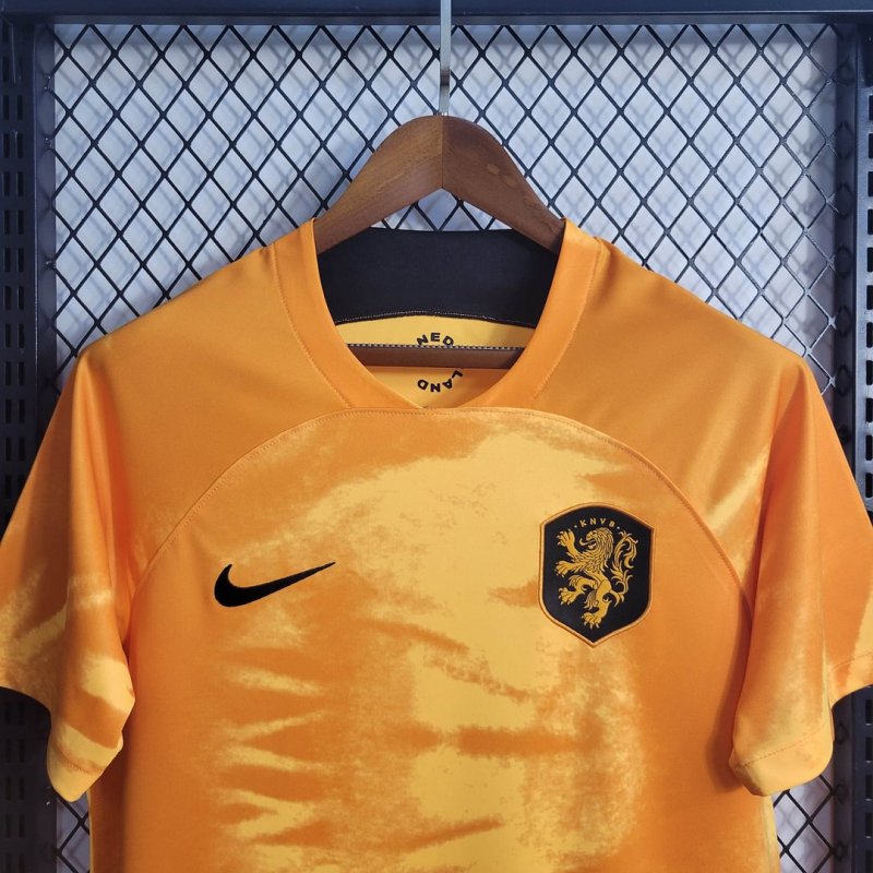 2022 Netherlands Home Football Shirt