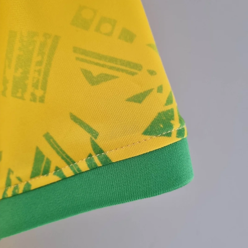 2022 Brazil Classic Yellow Football Shirt