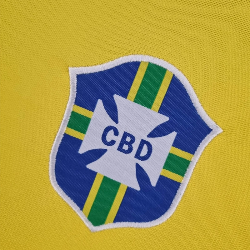 1970 Retro Brazil Home Football Shirt