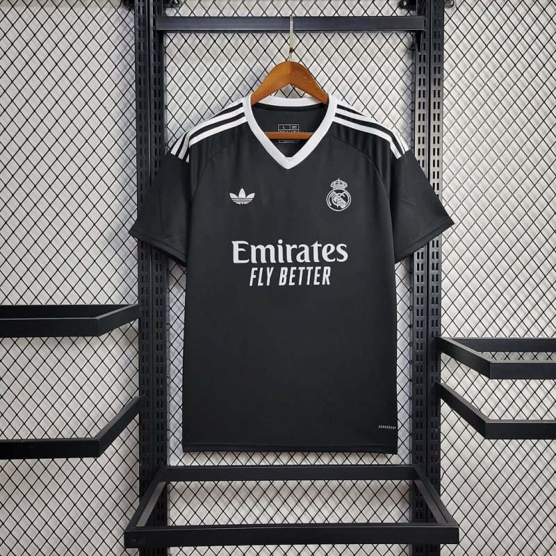 2024/2025 Real Madrid Black Football Shirt
