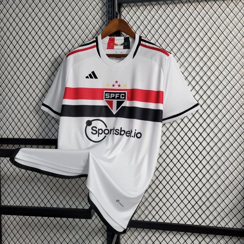1:1 copy top quality 2023/2024 São Paulo Home Football Shirt