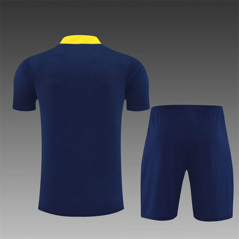 2025/26 Short Sleeve Atletico Madrid Royal Blue Training Suit