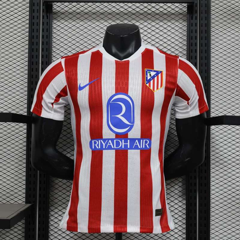 2025/2026 Atletico Madrid Home Football Shirt