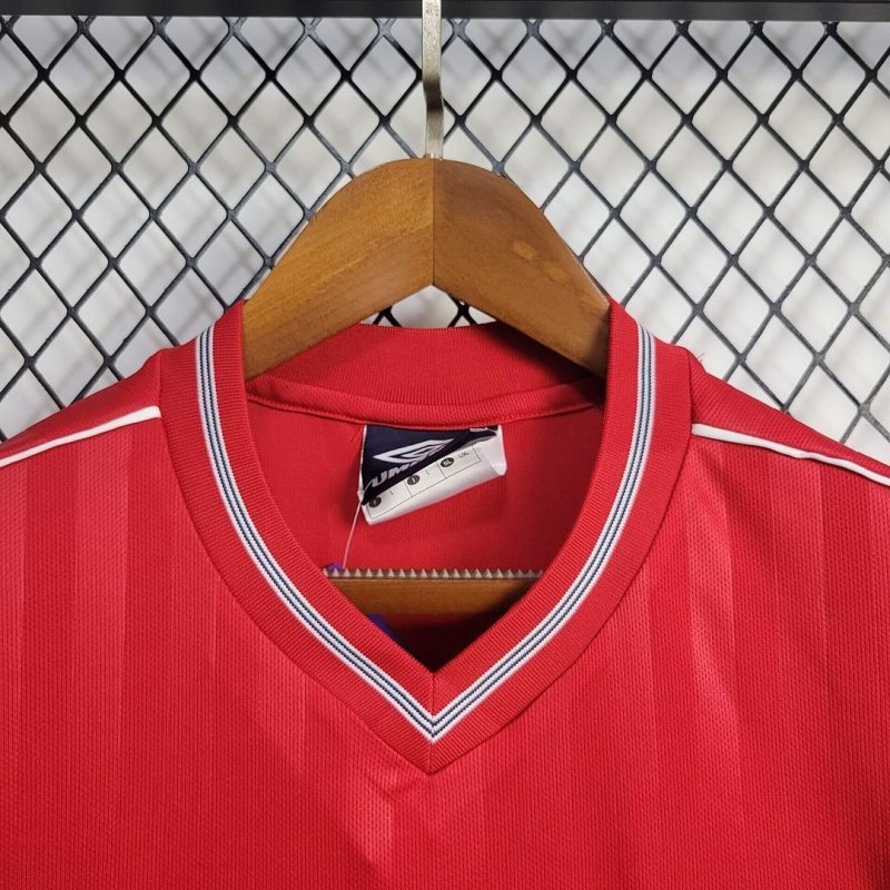 1986 Retro England Away Football Shirt