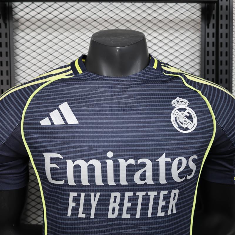 2025/2026 New Real Madrid Football Shirt Cyan Player Edition