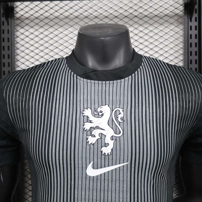 2025 Netherlands third away goalkeeper black football shirt