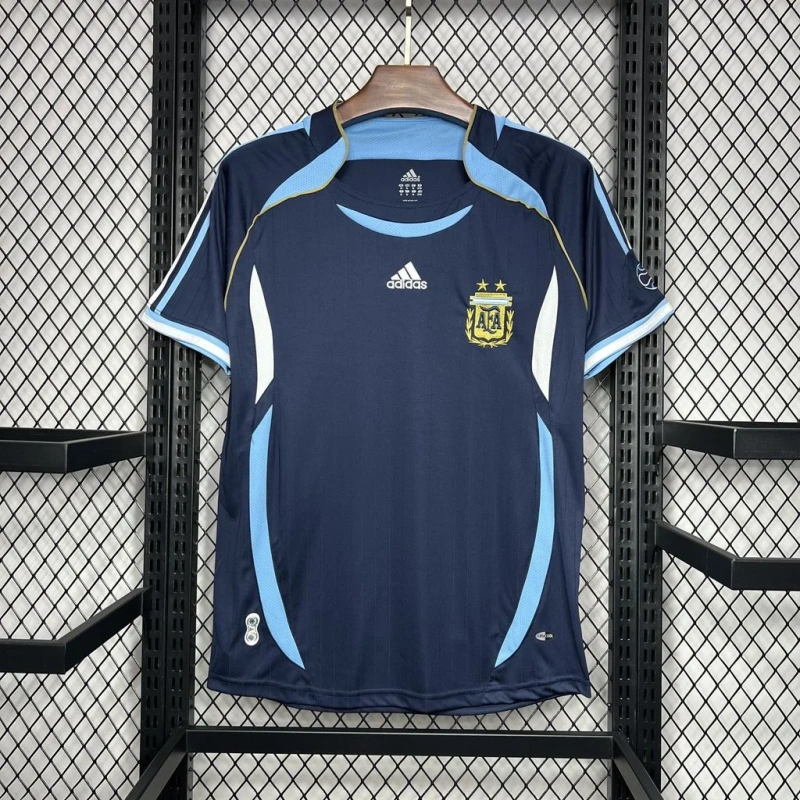 2006 Retro Argentina Away Football Shirt