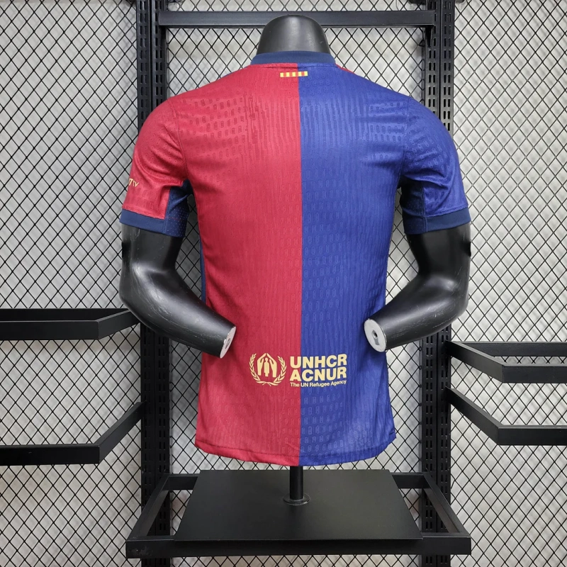 2024/2025 Player Version Barcelona Home Football Shirt