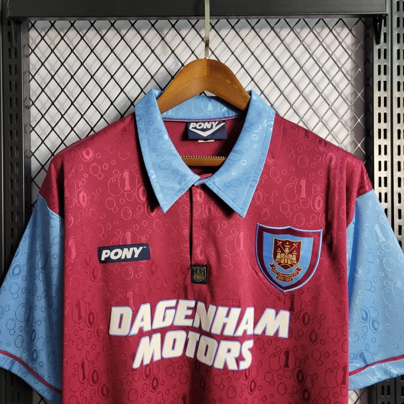 1995/1997 Retro West Ham United Home Football Shirt