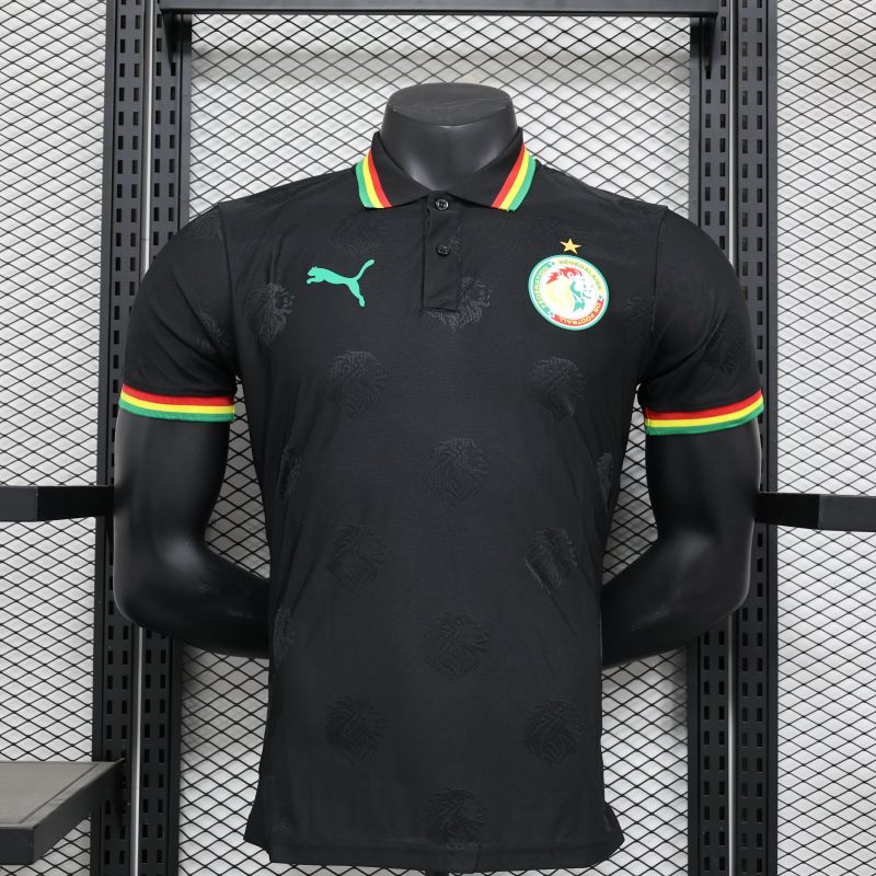 2024/2025 Players Edition Senegal Special Edition Black Football Jersey