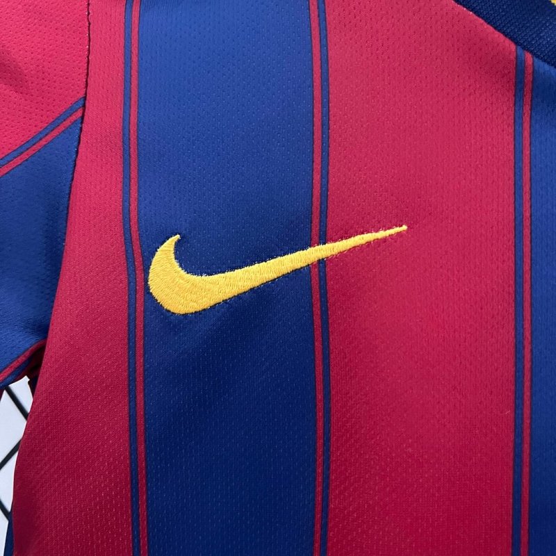 2009/2010 Retro Barcelona Home Football Shirt Kids Size