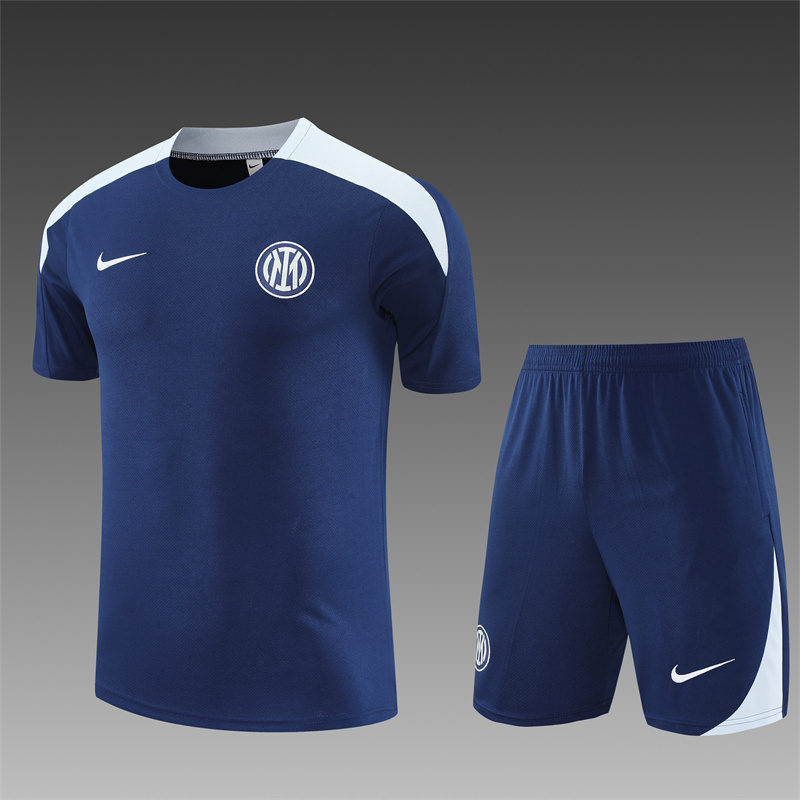 2025/26 Short Sleeve Inter Milan Royal Blue Training Kit (child size)
