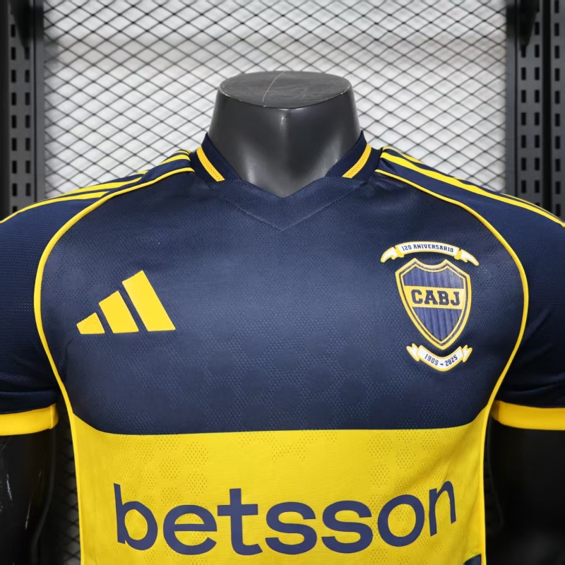 2025/26 Boca Home Player Football  Jersey
