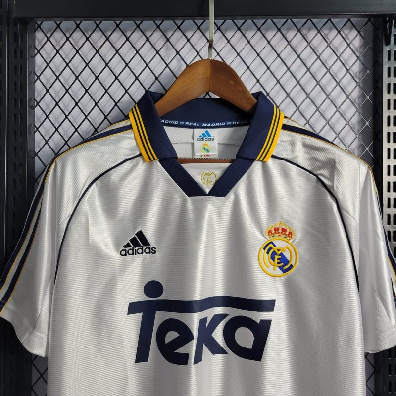 1998/2000 Retro Real Madrid Home Football Shirt