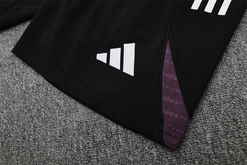 2025/26 short sleeve Manchester United purple training suit(child size)