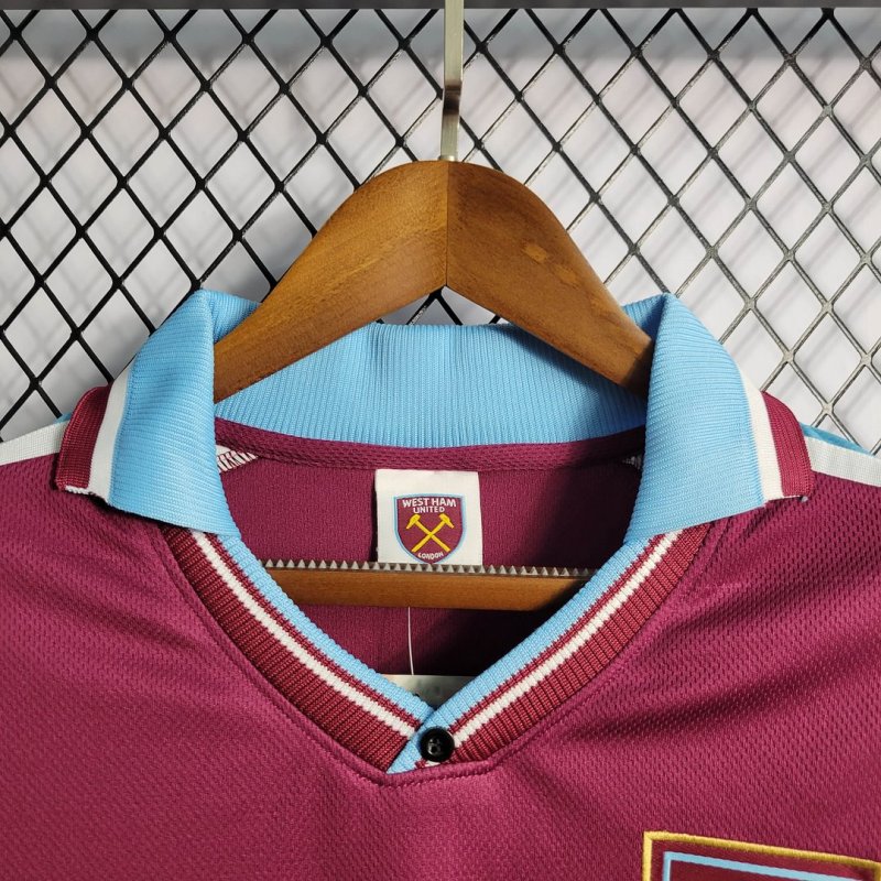 1999/2000 Retro West Ham United Home Football Shirt