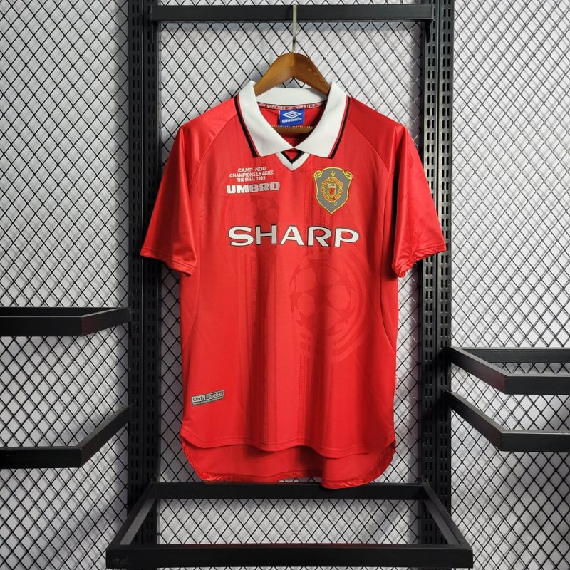 1999/2000 Retro Manchester United Home Football Shirt