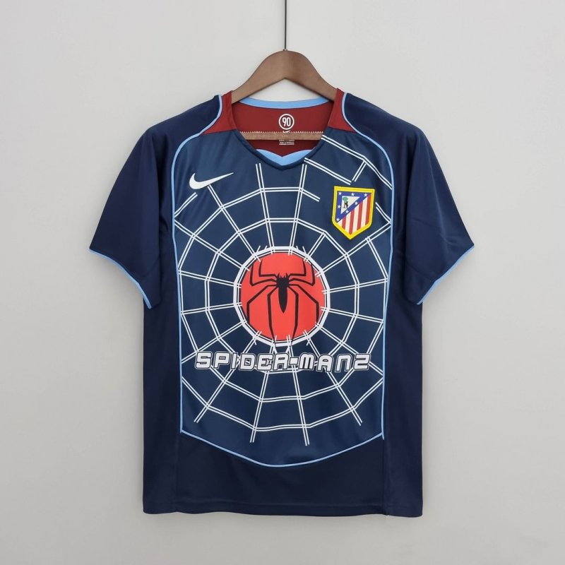 2004/2005 Retro Atletico Madrid Away Football Shirt