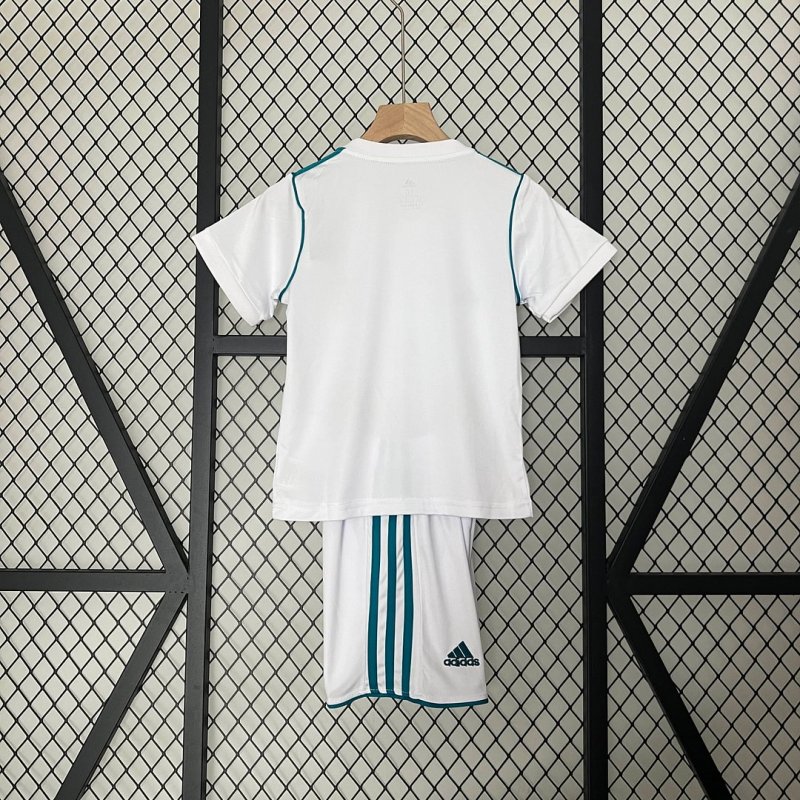 2017/2018 Retro Real Madrid Home Football Shirt Kids Size