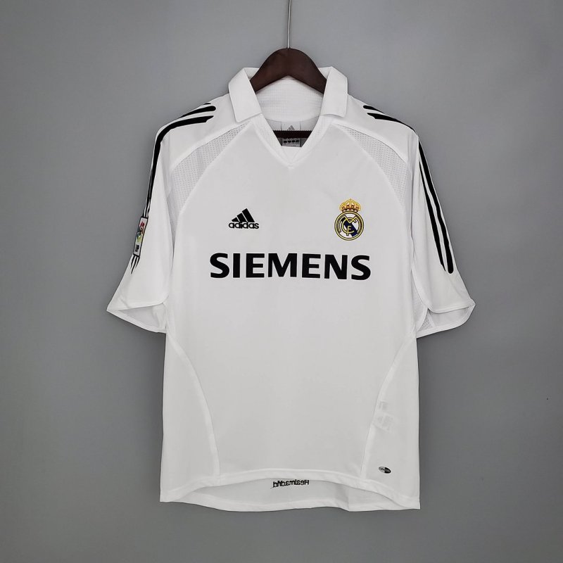 2005/2006 Retro Real Madrid Home Football Shirt