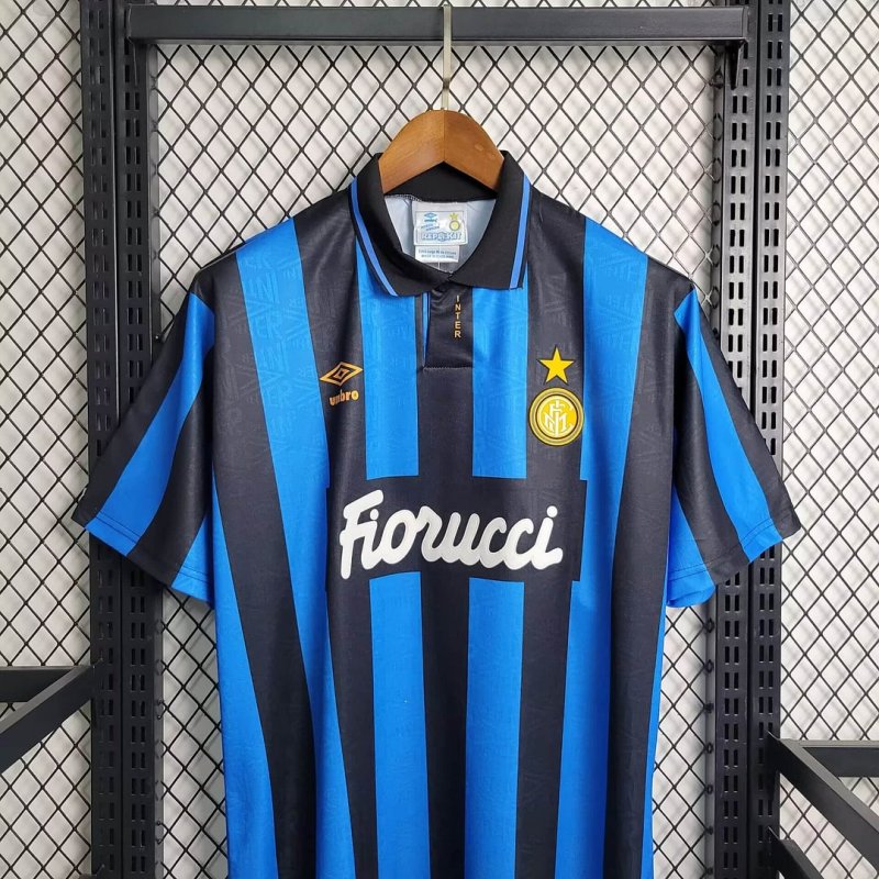 1992/1993 Retro Inter Milan Home Football Shirt