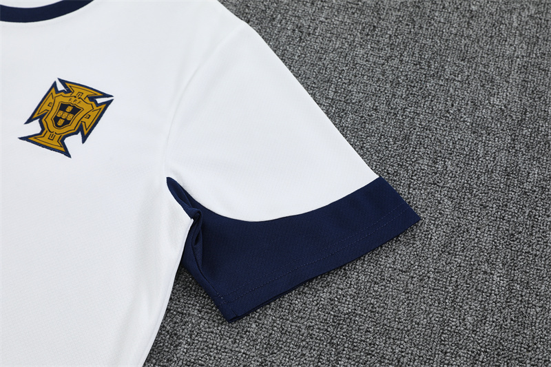 2025/26 Short Sleeve Portugal White Training Kit (child size)