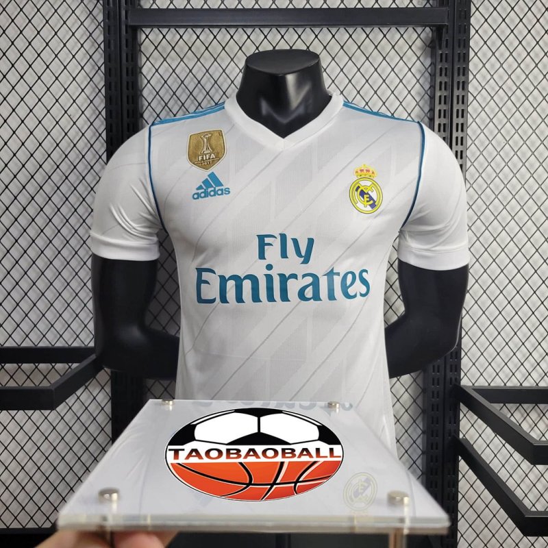 2017/2018 Retro Real Madrid Home Football Shirt