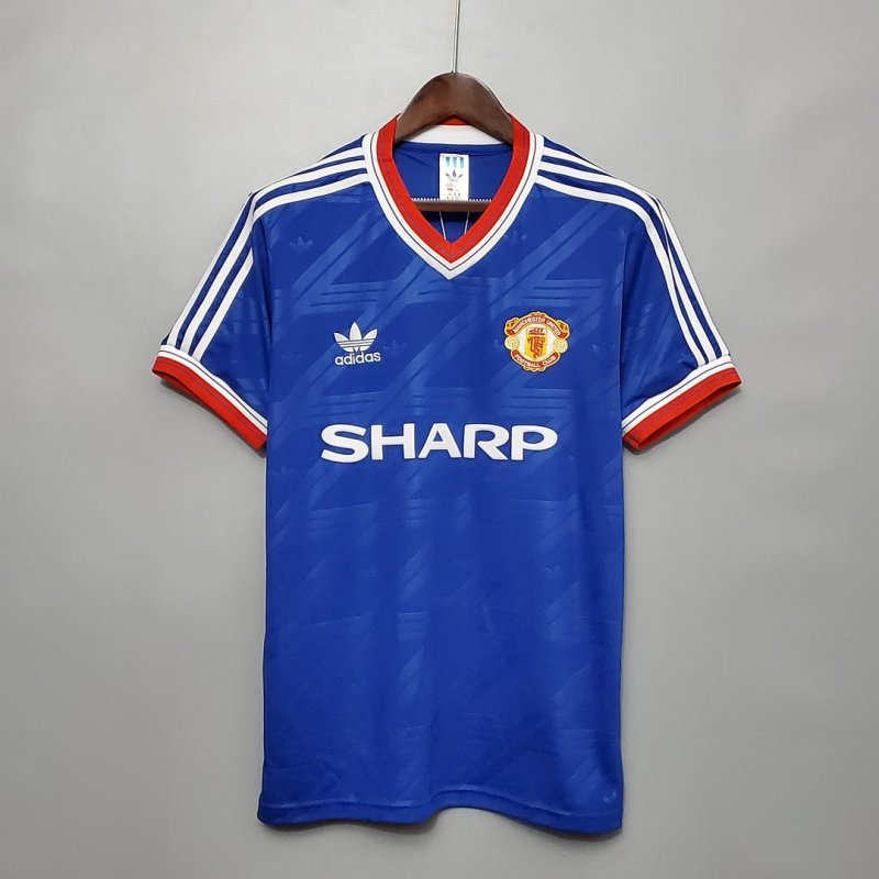 1986/1988 Retro Manchester United Third Away Football Shirt