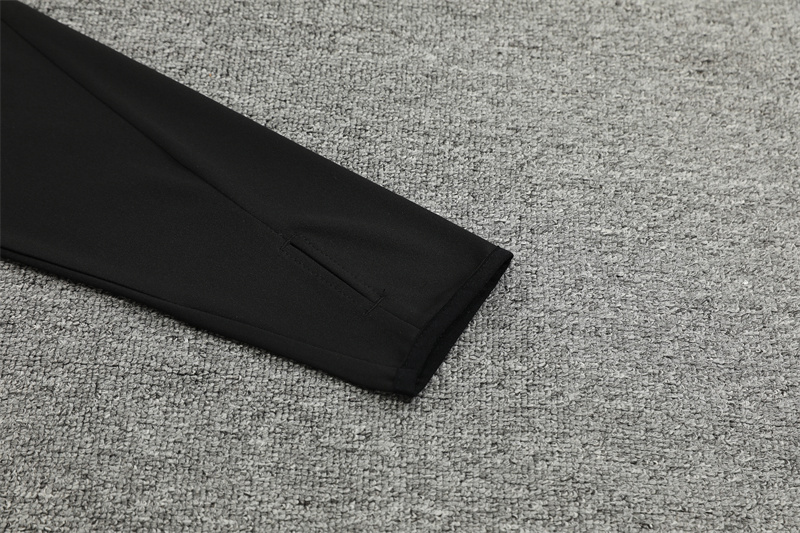 2024/2025 Player Edition Argentina Pre-Match Black Half-zip training suit Football Jersey