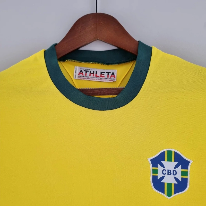 1970 Retro Brazil Home Football Shirt