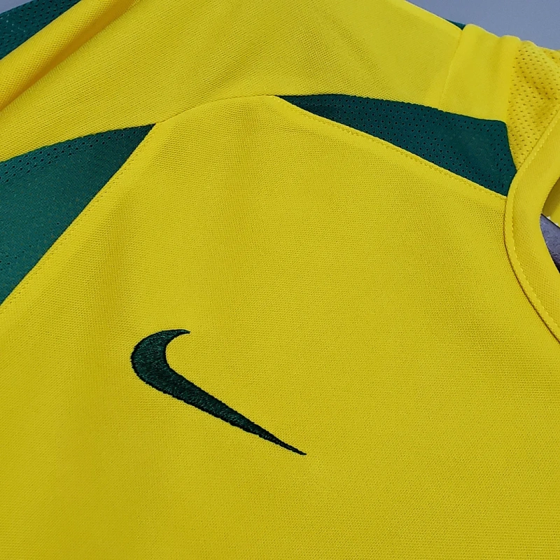 2002 Retro Brazil Home Football Shirt
