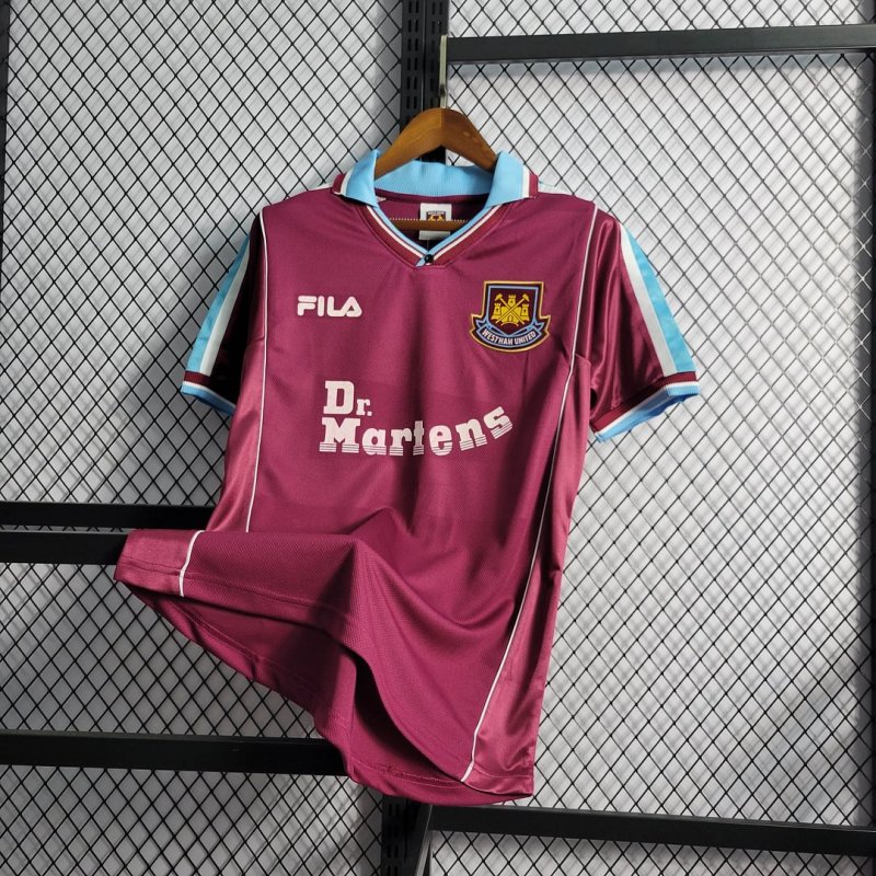 1999/2000 Retro West Ham United Home Football Shirt