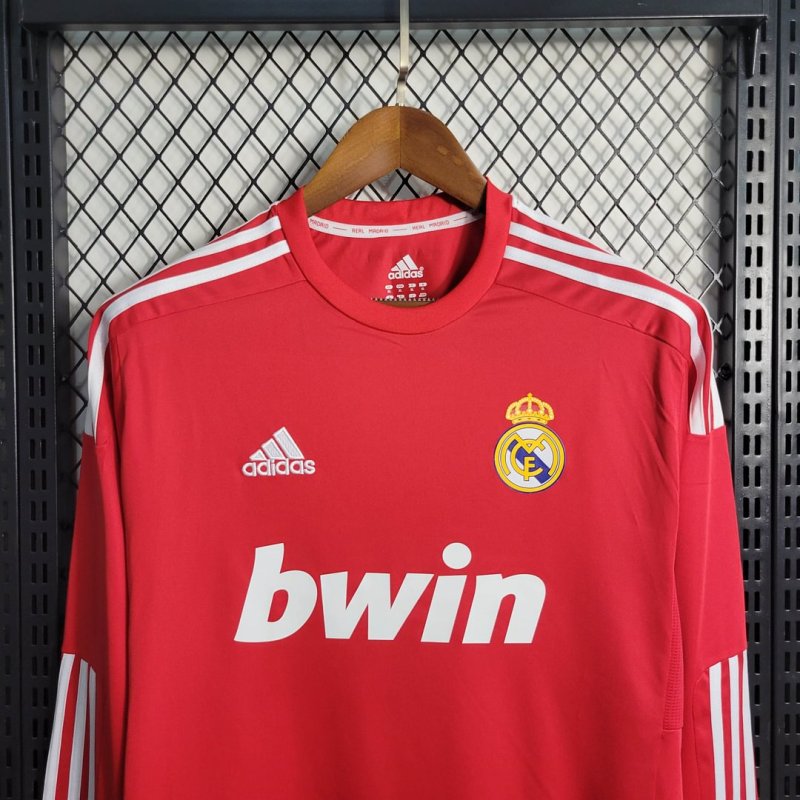 2011/2012 Retro Long Sleeve Real Madrid Third Away Football Shirt