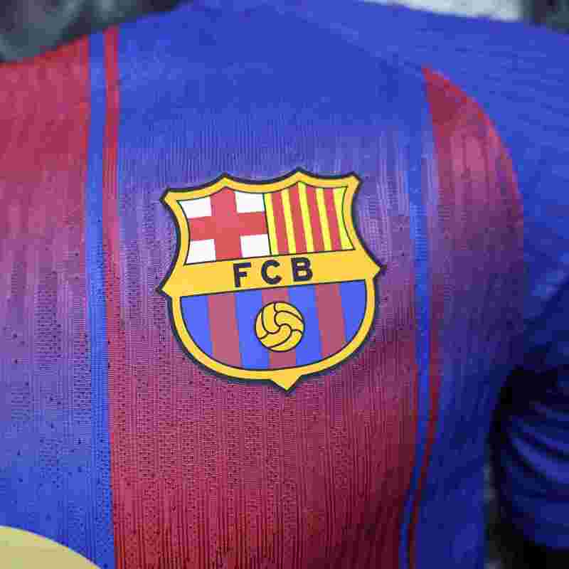 2025/2026 Barcelona Player Edition Home Football Shirt