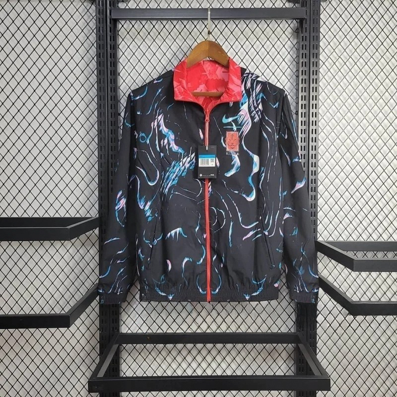 2024 South Korea Reversible Windbreaker Football Shirt