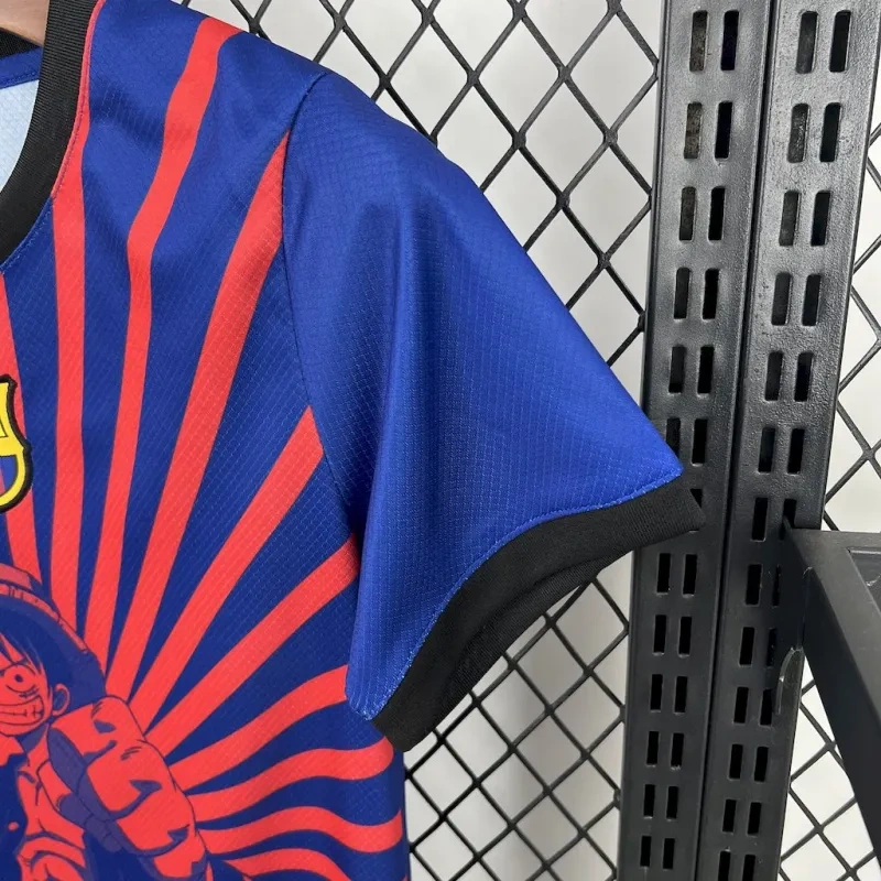 2025/26 Barcelona Luffy Anime Children's Set