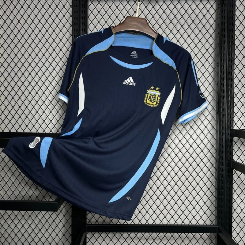 2006 Retro Argentina Away Football Shirt