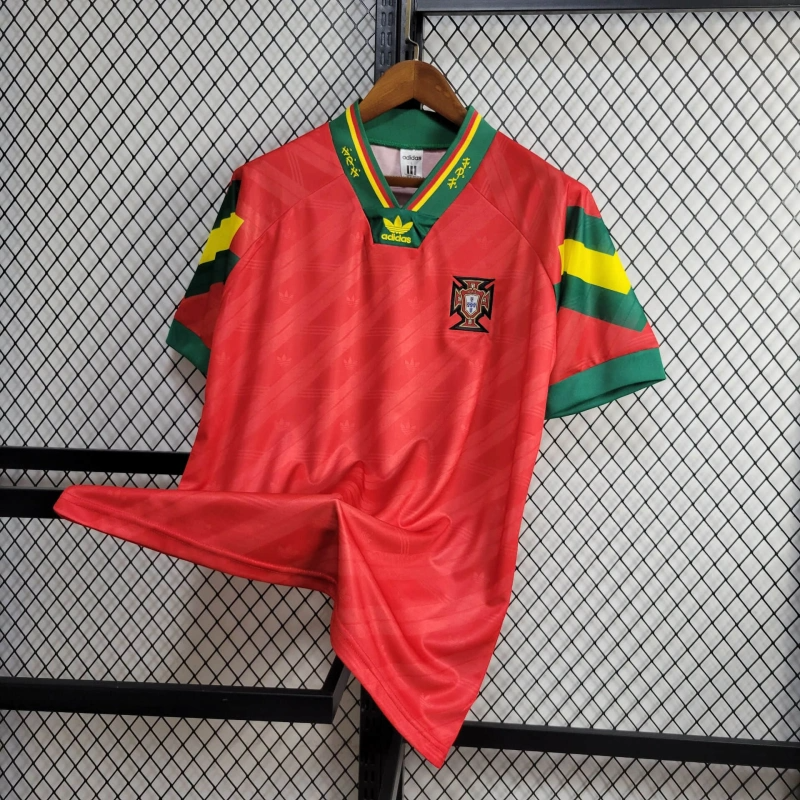 1992 Portugal Home Football Shirt