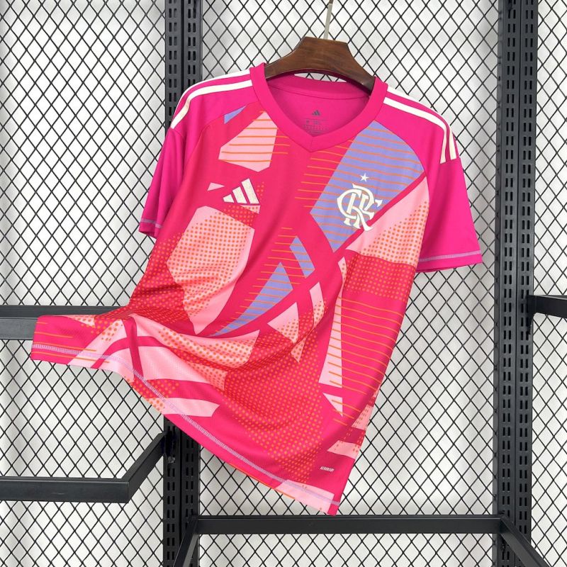 2025/2026 Flamengo Pink Goalkeeper Edition Football Shirt