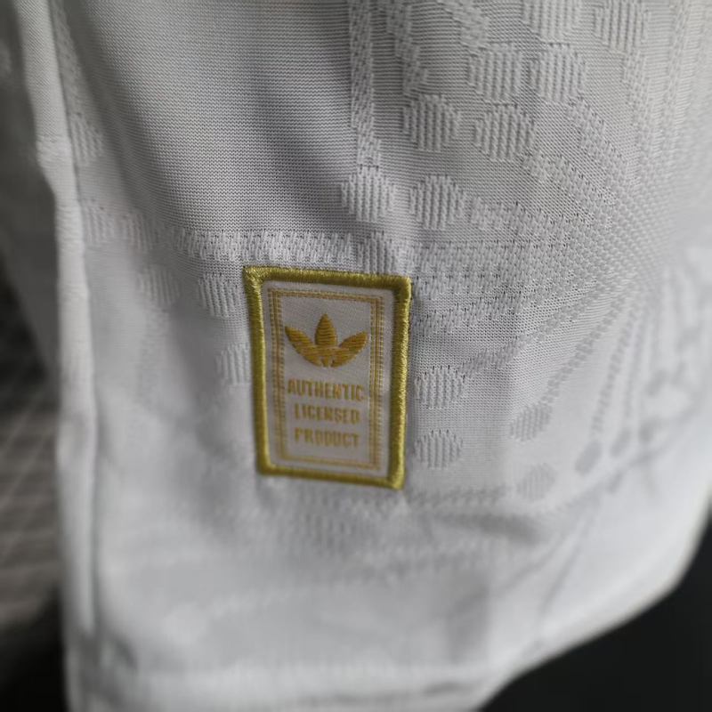 2025/26 Mexico Player Edition White and Gold Long Sleeve Shirt