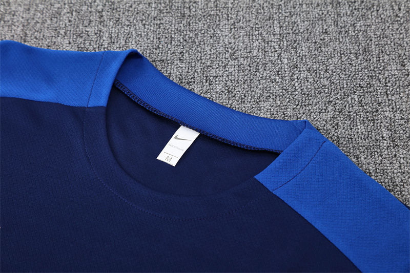 2025/26 Short Sleeve Paris Royal Blue Training Suit
