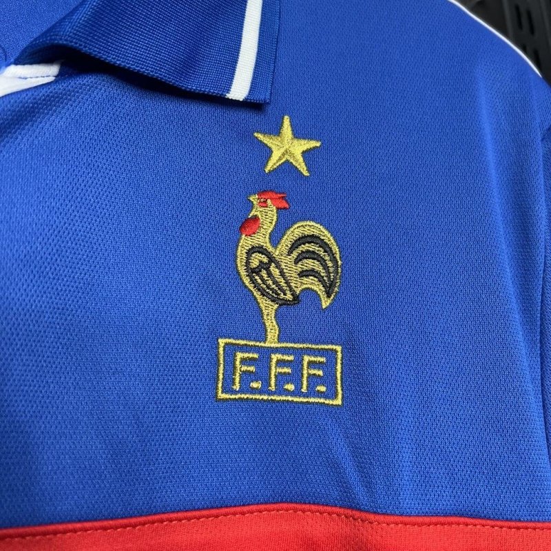 2000 Retro France Home Football Shirt