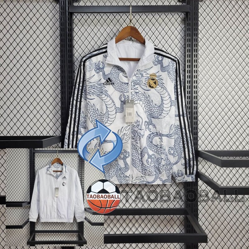 2024/2025 Real Madrid Reversible Windbreaker Football Shirt 3