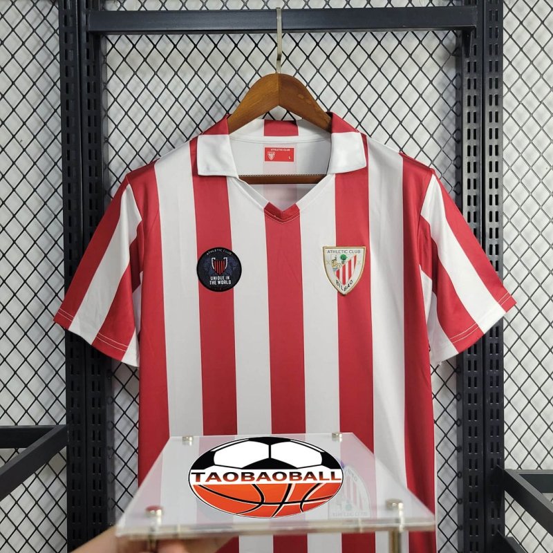 1984 Retro Athletic Bilbao Home Football Shirt