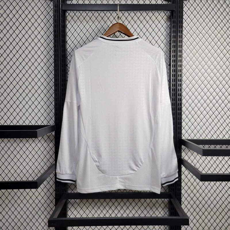 2024/2025 Long Sleeve Real Madrid Home Football Shirt