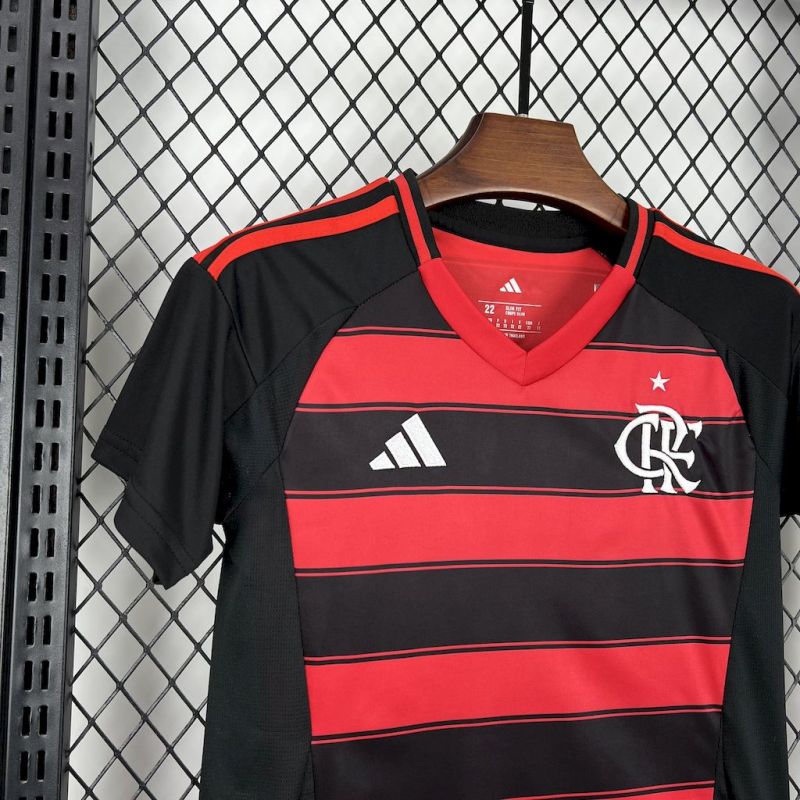 2025/2026 Flamengo Home Football Shirt（Kids Size）